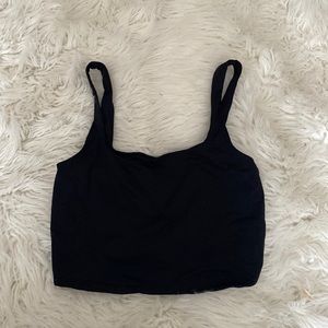 Black Cropped Tank